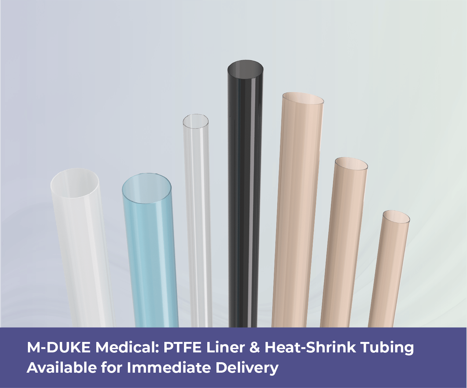 M-DUKE Medical: PTFE Liners & Heat-Shrink Tubing Available for Immediate Delivery